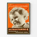 Vintage-Poster Ultravitamine 4 für Mundgesundheit