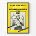 Vintage-Poster Ultravitamine 4 Schwarz und Gelb
