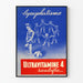 Vintage-Poster Ultraviamine 4 – Kinderzimmer Wanddekoration