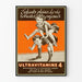 Vintage-Poster Ultravitamines 4 – Retro-Wanddekoration für Kinder