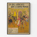 Vintage-Poster Ein Ball der Apachen in der großen Welt