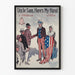 Vintage-Poster Uncle Sam Here’s My Hand - Amerikanische Patriotische Wanddekoration