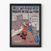 Vintage-Poster Uncle Sam und Soldaten beim Abmarsch