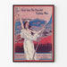 Vintage-Poster Uncle Sam Der Friedliche Kämpfer