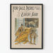 Vintage-Poster Uncle Sam - Satirische Illustration der amerikanischen Politik
