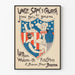 Vintage-Poster Uncle Sams Kirche von John Bell Bouton