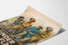 Vintage-Poster Krieg unter vier Flaggen Wanddekoration