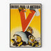 Vintage-Wandposter 'Unidos para la Victoria'