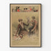 Vintage-Poster der Union Amicale d'Alsace Lorraine zur Wanddekoration