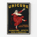 Vintage-Werbeplakat URICURE Rheuma Arthritis
