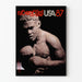 Poster Skulptur Boxer aus Ton USA 87