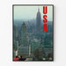 Vintage-Poster New York City USA – Urbane Wanddekoration Artem Legrand