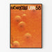 Vintage-Poster USA 58 Retro-Grafik orange