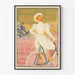 Vintage-Poster der Delin-Werke für Fahrräder und Automobile