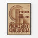 Vintage-Ausstellungs-Poster V. Nemessányi und Kontuly Béla 1927