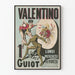 Vintage-Poster Valentino Les Frères Guiot für Wanddekoration