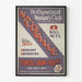 Vintage-Poster Vaudeville Hollywood Frauenclub