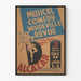 Vintage-Poster für musikalische Komödie und Varieté Alcatzar