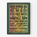 Vintage-Poster Vaudeville-Show 1937 für Wanddekoration