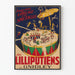 Vintage-Poster der Lilliputiens - Zirkus-Wanddekoration