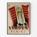 Vintage-Poster Verdun Historische Festung - Wanddekoration Tourismus Frankreich