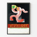 Vintage-Werbeplakat Verticurine für arterielle Flexibilität