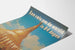 Vintage-Poster Reise um die Welt in 80 Tagen mit 3D-Fotos Shell