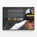 Gedenkposter zum Veterans Day mit Soldat in Salutierung — gerahmtes Bild an der Wand