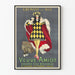 Vintage-Poster Veuve Amiot Crémant du Roi Wanddekoration