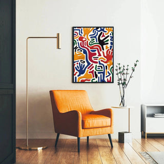 Pop Art Bild - Handbewegung | Kunstdruck Wanddekoration Bild Plakat Kopie