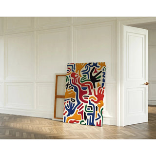 Pop Art Bild - Handbewegung | Kunstdruck Wanddekoration Bild Plakat Kopie