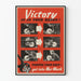 Vintage-Poster Victory Is In Your Hands für Wanddekoration