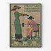 Vintage-Poster Wanddekoration Strumpf und Handschuhhaus 4 Jahreszeiten