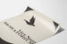 Viet Nam Moratorium — Papierdetail mit schwarzer Taube und typografischem Titel