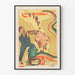 Vintage-Vietnamesischer Propagandaposter mit symbolischer Figur und Tieren