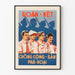 Vintage-Vietnam-Poster für Solidarität und Widerstand