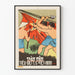 Vintage-Vietnamesischer Propagandaposter mit Kampfszene