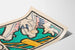 Vintage Dekorationsposter Cricquet in bunten Farben