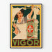 Vintage-Poster Vigor Seifen-Pulver, Retro-Wanddekoration