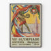Vintage-Poster der Olympiade von Antwerpen 1920 Wanddekoration