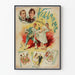 Vintage-Poster Les Danseurs Parisiens Villarmé für Wanddekoration
