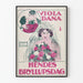 Vintage-Poster Viola Dana in ihrem Hochzeitstag für Wanddekoration