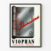 Vintage-Poster Viophan Rheuma Wanddekoration Industriell