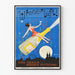 Vintage-Poster Wierner Luft - Wanddekoration im Art Déco Stil für festliche Anlässe