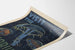 Vintage-Poster Wanddekoration Aquarium Qualle