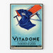 Vintage-Poster Vitadone Vitamin A + D Wanddekoration