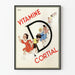 Vintage-Poster Vitamine D Cortial - Kinderzimmer Wanddekoration