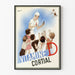 Vintage-Poster Vitamine D Cortial Wanddekoration im Retro-Stil