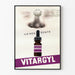 Vintage-Poster Vitargyl – Retro-medizinische Wanddekoration