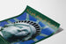 Dekoratives Poster der Freiheitsstatue auf Paschtu - Voice of America